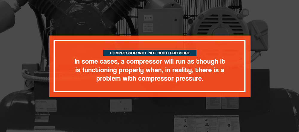 Compressor bouwt geen druk