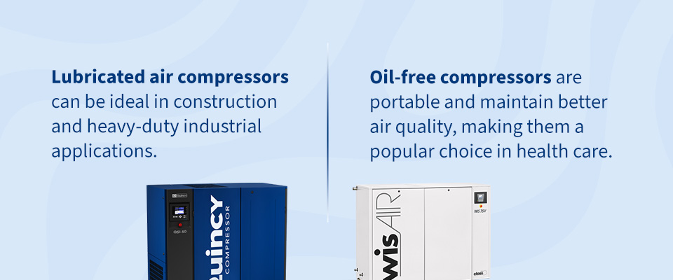 Oil vs. Oil-Free Air Compressors — Choosing Between the Two